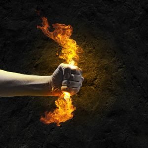 Fire in hand
